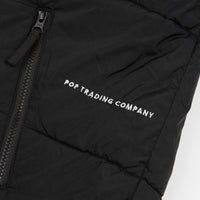 Pop Trading Company Alex Puffer Jacket - Black thumbnail