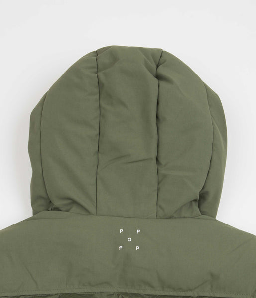 Pop Trading Company Alex Puffer Jacket - Olivine | flatspot