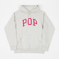 Pop Trading Company Arch Hoodie - Off White Heather thumbnail