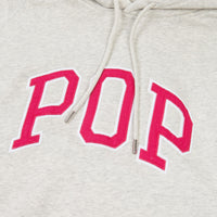 Pop Trading Company Arch Hoodie - Off White Heather thumbnail