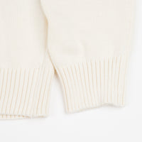 Pop Trading Company Arch Knitted Crewneck Sweatshirt - Off White thumbnail