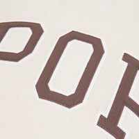 Pop Trading Company Arch Knitted Crewneck Sweatshirt - Off White thumbnail