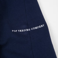 Pop Trading Company Arch Logo Hoodie - Navy thumbnail