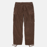 Pop Trading Company Cord Cargo Pants - Brown thumbnail