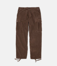 Pop Trading Company Cord Cargo Pants - Brown