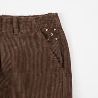 Pop Trading Company Cord Cargo Pants - Brown thumbnail