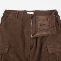 Pop Trading Company Cord Cargo Pants - Brown thumbnail