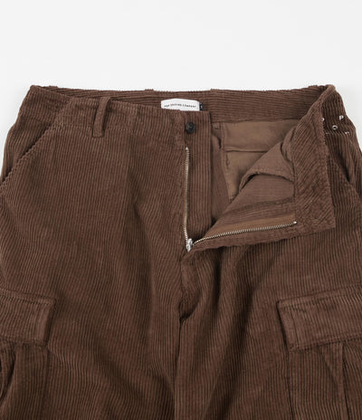 Pop Trading Company Cord Cargo Pants - Brown