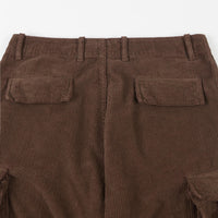 Pop Trading Company Cord Cargo Pants - Brown thumbnail