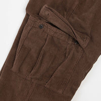 Pop Trading Company Cord Cargo Pants - Brown thumbnail