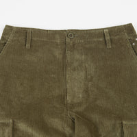 Pop Trading Company Corduroy Cargo Pants - Hunting Green thumbnail