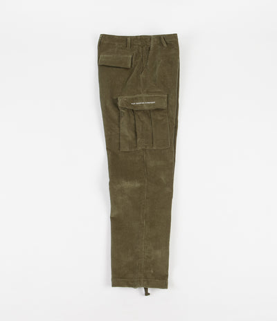 Pop Trading Company Corduroy Cargo Pants - Hunting Green