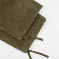 Pop Trading Company Corduroy Cargo Pants - Hunting Green thumbnail