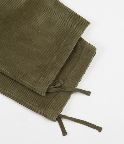 Pop Trading Company Corduroy Cargo Pants - Hunting Green