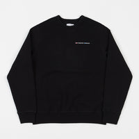 Pop Trading Company Delta Crewneck Sweatshirt - Black thumbnail
