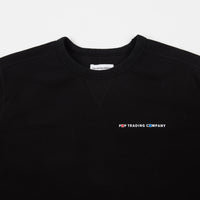 Pop Trading Company Delta Crewneck Sweatshirt - Black thumbnail