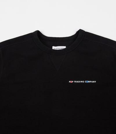 Pop Trading Company Delta Crewneck Sweatshirt - Black