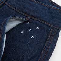Pop Trading Company Denim Cargo Pants - Dark Stonewash thumbnail