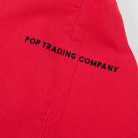 Pop Trading Company DRS Halfzip Hooded Jacket - Coral thumbnail