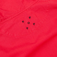 Pop Trading Company DRS Halfzip Hooded Jacket - Coral thumbnail