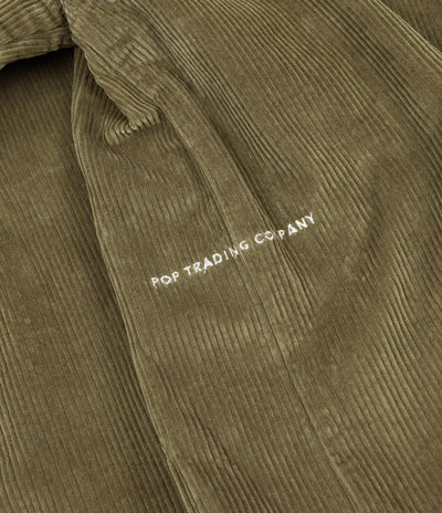 Pop Trading Company DRS Halfzip Jacket - Hunting Green