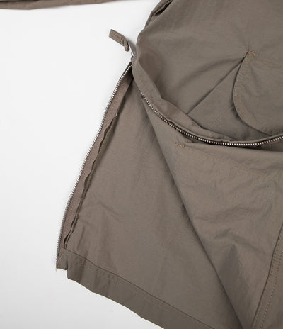 Pop Trading Company DRS Halfzip Jacket - Olive Crisp