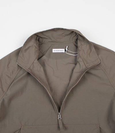 Pop Trading Company DRS Halfzip Jacket - Olive Crisp