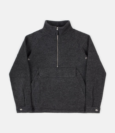 Pop Trading Company DRS Jacket - Anthracite Boiled Wool
