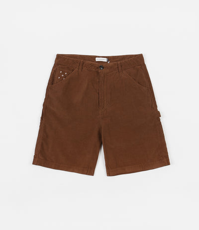 Pop Trading Company DRS Shorts - Brown Minicord