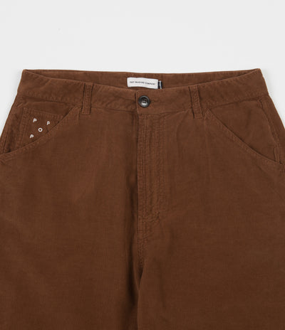 Pop Trading Company DRS Shorts - Brown Minicord