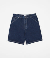 Pop Trading Company DRS Shorts - Rinsed Denim / White