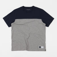 Pop Trading Company Fivestar T-Shirt - Navy / Heather Grey thumbnail