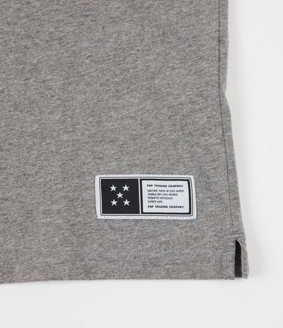 Pop Trading Company Fivestar T-Shirt - Navy / Heather Grey