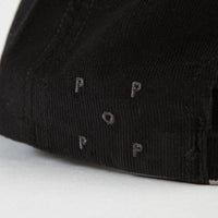 Pop Trading Company Flexfoam Cap - Black Minicord thumbnail