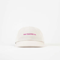 Pop Trading Company Flexfoam Cap - Off White / Pink thumbnail