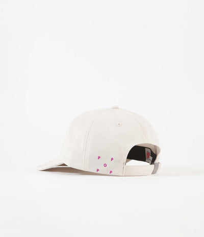 Pop Trading Company Flexfoam Cap - Off White / Pink