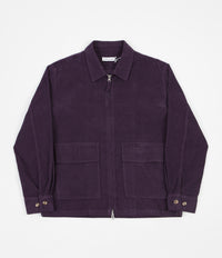 Pop Trading Company Fullzip Jacket - Dark Purple