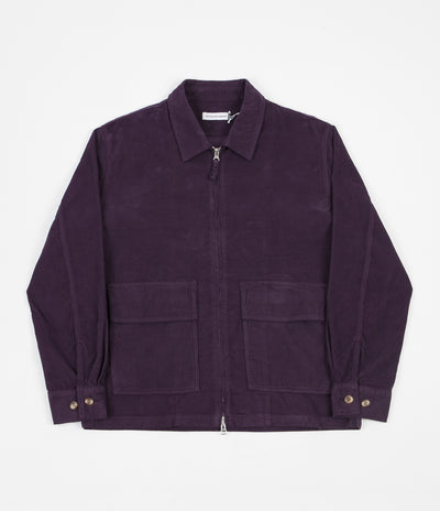 Pop Trading Company Fullzip Jacket - Dark Purple