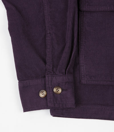 Pop Trading Company Fullzip Jacket - Dark Purple