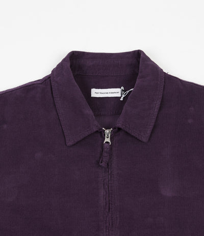 Pop Trading Company Fullzip Jacket - Dark Purple