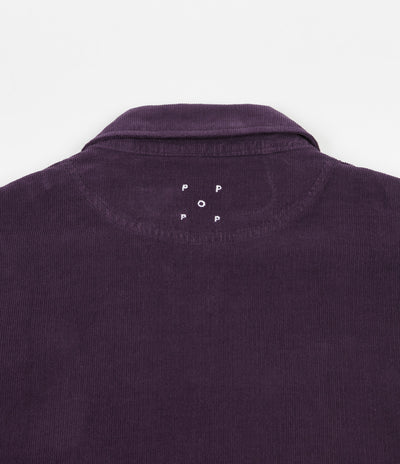 Pop Trading Company Fullzip Jacket - Dark Purple