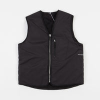 Pop Trading Company Harold Reversible Vest - Anthracite thumbnail
