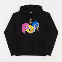 Pop Trading Company Joost Swarte Hoodie - Black thumbnail