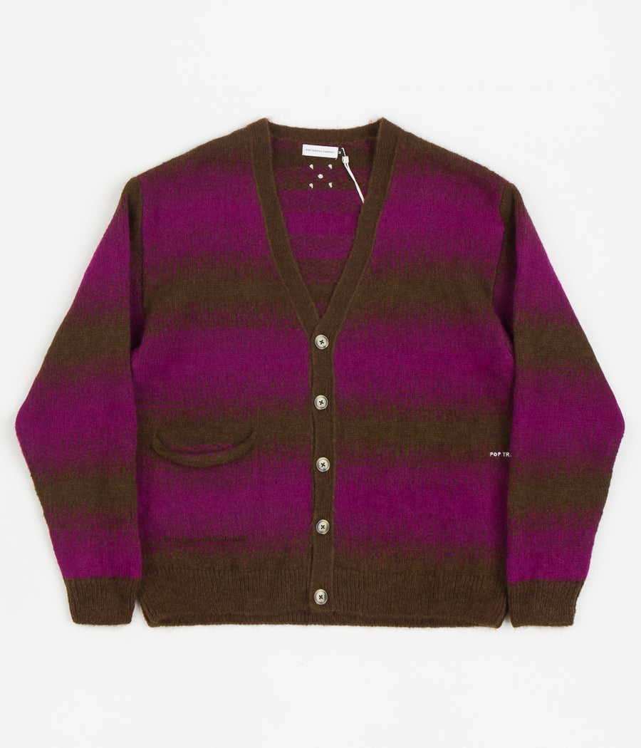 Pop Trading Company Knitted Cardigan - Delicioso / Raspberry