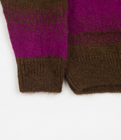 Pop Trading Company Knitted Cardigan - Delicioso / Raspberry
