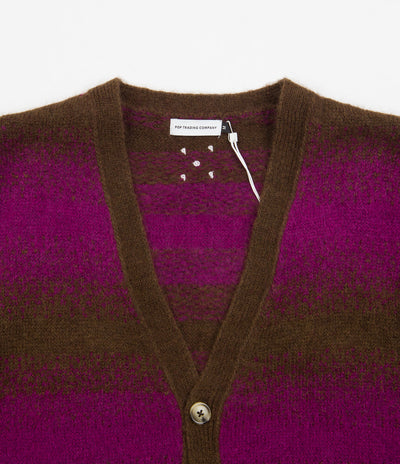 Pop Trading Company Knitted Cardigan - Delicioso / Raspberry