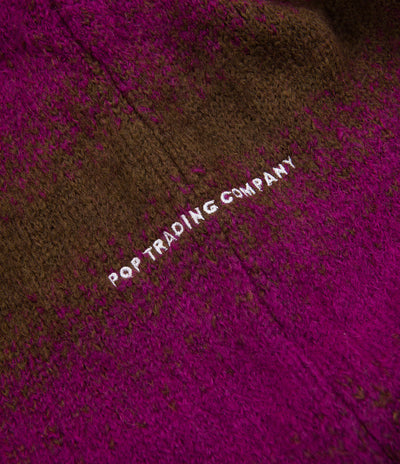 Pop Trading Company Knitted Cardigan - Delicioso / Raspberry