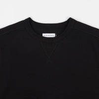 Pop Trading Company Logo Crewneck Sweatshirt - Black / White thumbnail