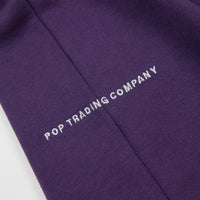 Pop Trading Company Logo Crewneck Sweatshirt - Eggplant thumbnail