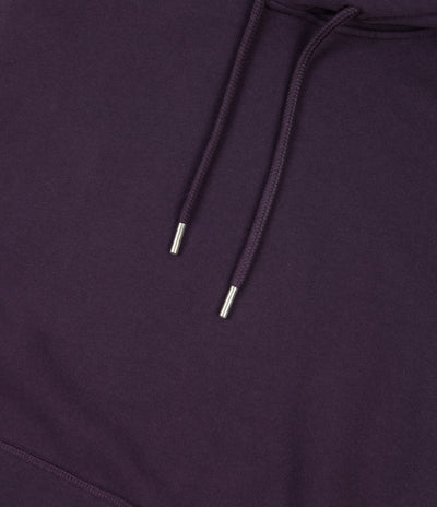Pop Trading Company Logo Hoodie - Dark Purple